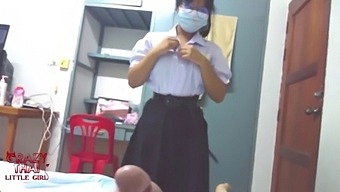 Asian Teen And Friend Engage In Friendly, Consensual Sex