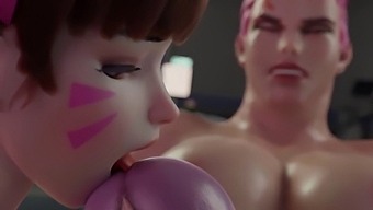 Cartoon Shemale Futa Zarya Gets Analed In 60 Fps