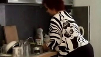 Voluptuous Granny Bbw Gets Fucked In The Kitchen