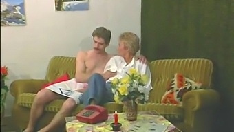 Granny'S Anal Pleasure With Younger Partner