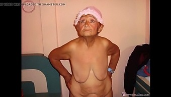Auntie'S Self-Pleasure Session Captured In A Picture Collection