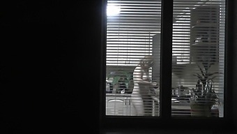 Neighborhood Watch: Voyeuristic Neighbor Spies On Naked Neighbor Cooking Dinner