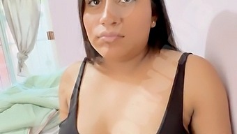 Amateur Brunette Gets Fucked By Her Stepson And Doesn'T Tell His Dad