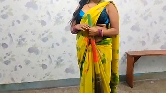 Indian Maid With Large Breasts Gets Fucked In Her House
