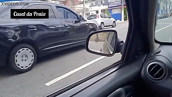 A Man Pulls Over On The Road And Requests Oral Sex From His Partner