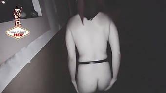 Watch As A Stunning Andy Hot Strips Naked And Gives A Blowjob On The Street