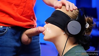 Blindfolded Taste Test: Brunette Beauty'S Sensory Exploration In 4k