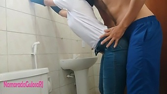 Steamy Bathroom Rendezvous With A Latina Beauty