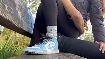 Amateur Couple Gets Kinky In A Public Park