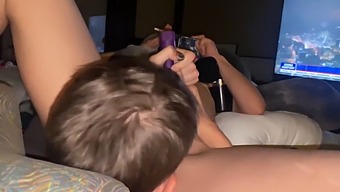 Wild Bi Caretaker Explores New Sex Toy With Quad