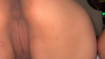 Teen Girlfriend Assumes Doggy Style Position And Reveals Her Naked Pussy
