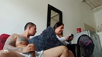 I Pleasure Myself While Observing My Stepsister'S Rear End, And When She Stumbles Upon Me With My Arousal Halted, She Craves To Straddle It.