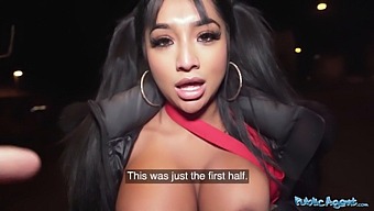 Yasmina Khan, A Seductive Asian Beauty With Tattoos, Gets Seduced By Rizz In Public