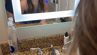 Steamy One-Minute Homemade Video Of A Naughty Bridesmaid Giving A Satisfying Blowjob