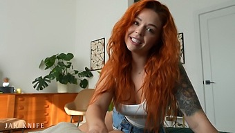 Redhead Girlfriend Sinatra Monroe Wants To Make A Sex Tape For Her Cuckolded Boyfriend.